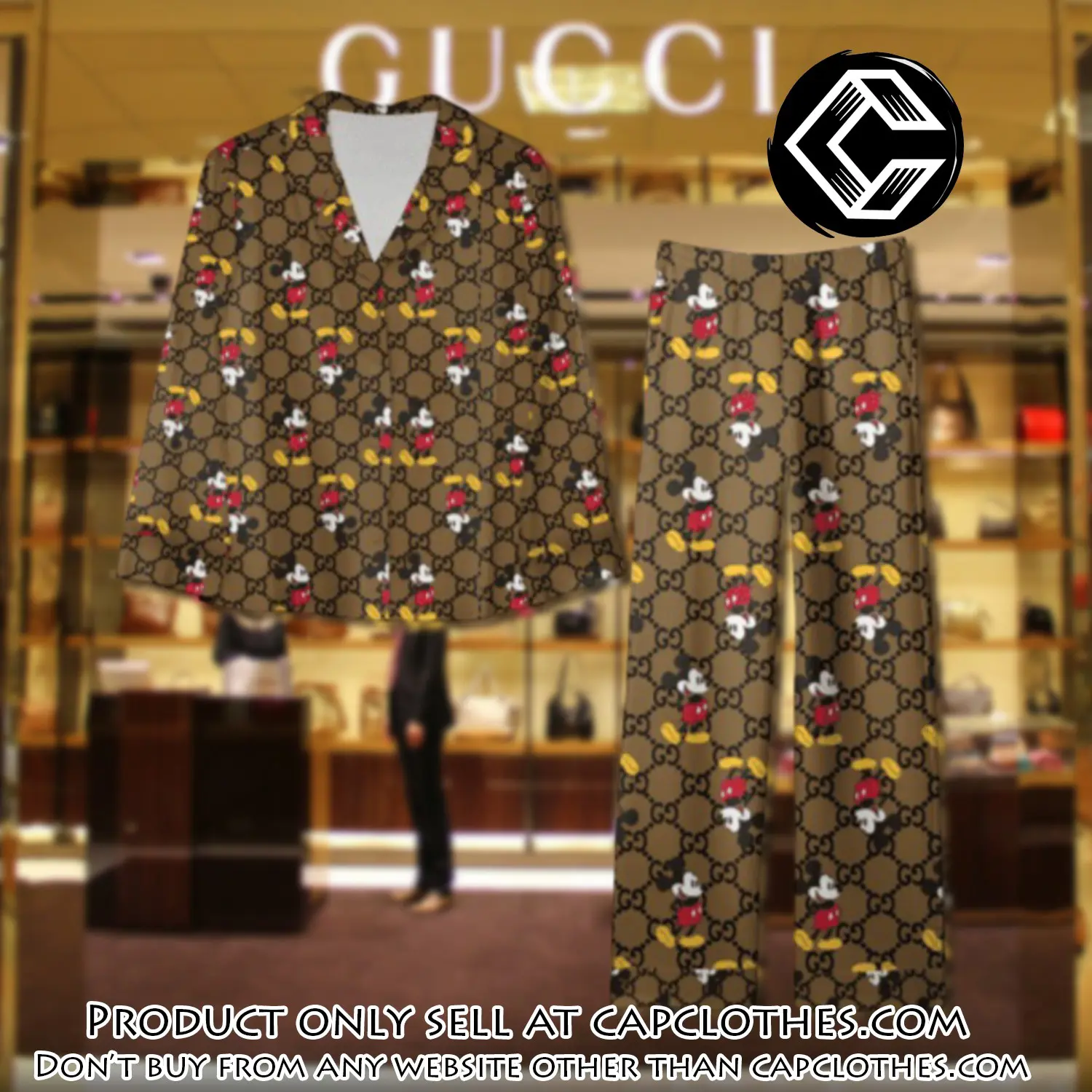 Trending luxury gc satin pajama set pjs1067 cc1819469